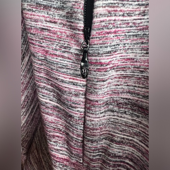 Lululemon Runderful 1/2 Zip sz 8 Space Dye Camo Berry Rumble Multi / Black - Picture 14 of 16